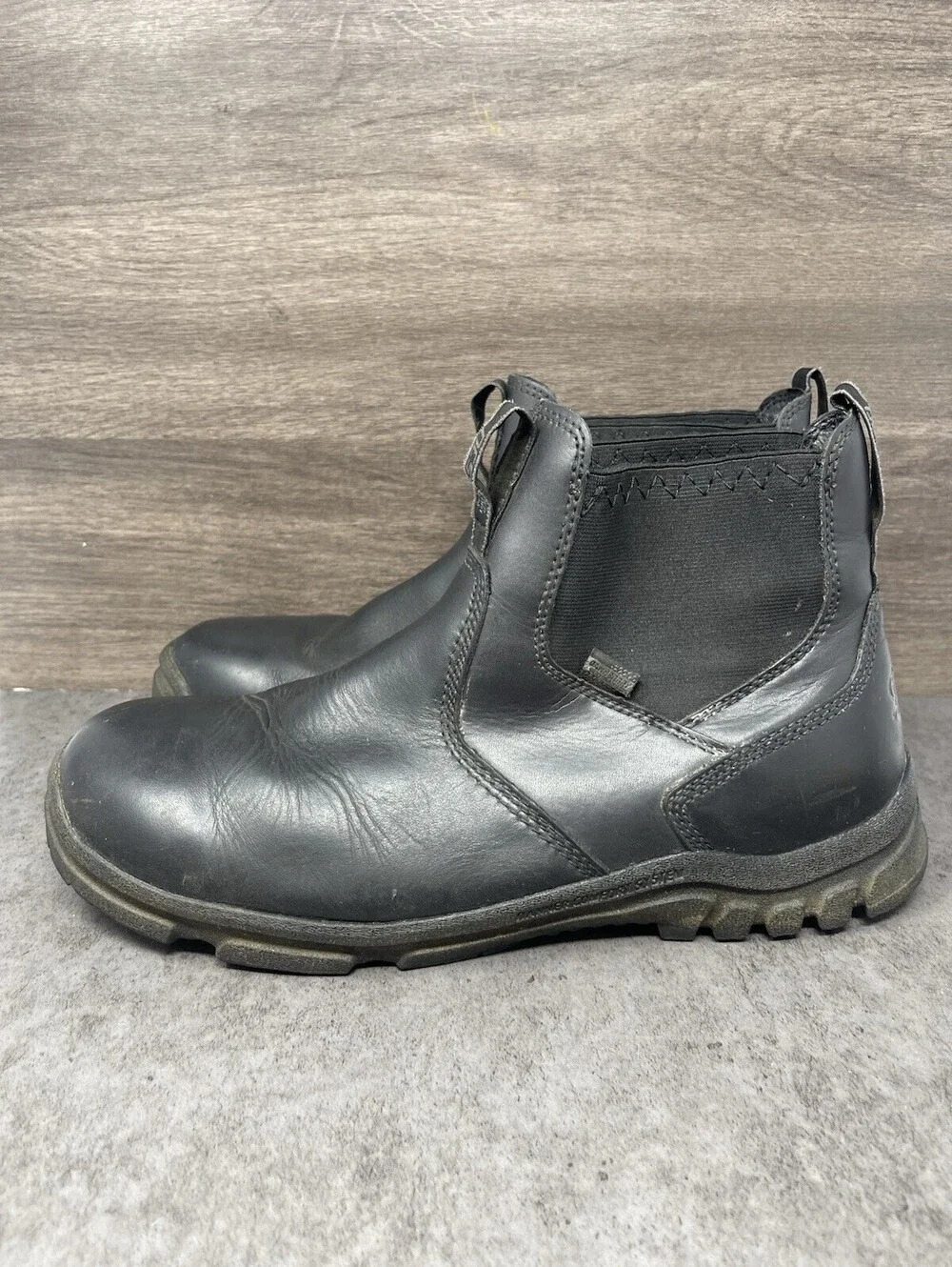 DANNER Lookout Station Office 5.5 Tactical Black Leather Slip On Size 11